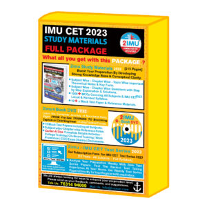 IMU CET 2023 Study Material