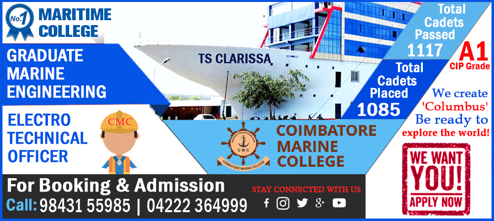 Electro Technical officer, eto course, eto course admission, coimbatore marine college